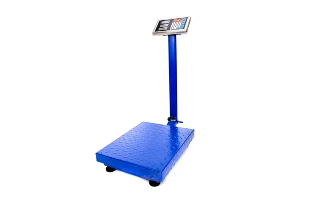 300kg 661lb Lcd Digital Personal Floor Postal Platform Scale Blue