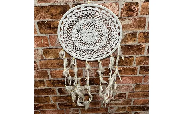 30cm White Dream Catcher Windchime