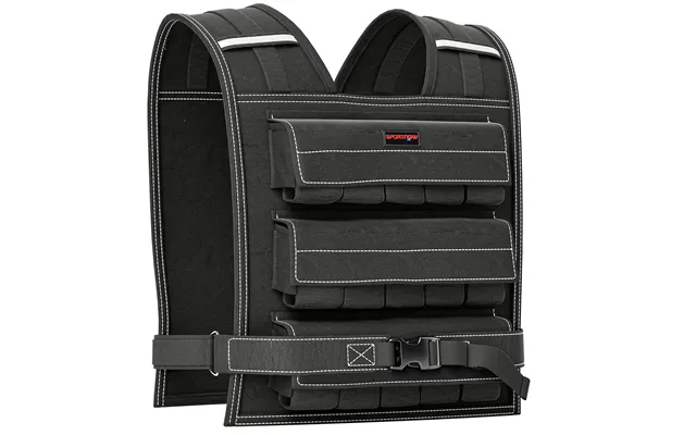 30kg Adjustable Weighted Vest With 30 Metal Weights - Running Weight Vest