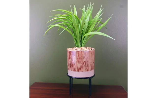 35cm Artificial Grass Plant - Contemporary Ceramic Planter product image