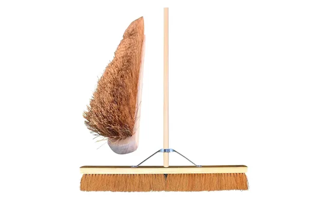 36 Soft Broom Outdoor Yard Brush With Natural Soft Coco Bristle Brush