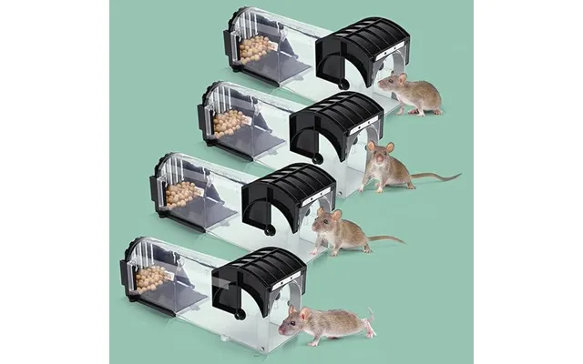 4 Pack Humane Mouse Traps Indoors & Outdoor