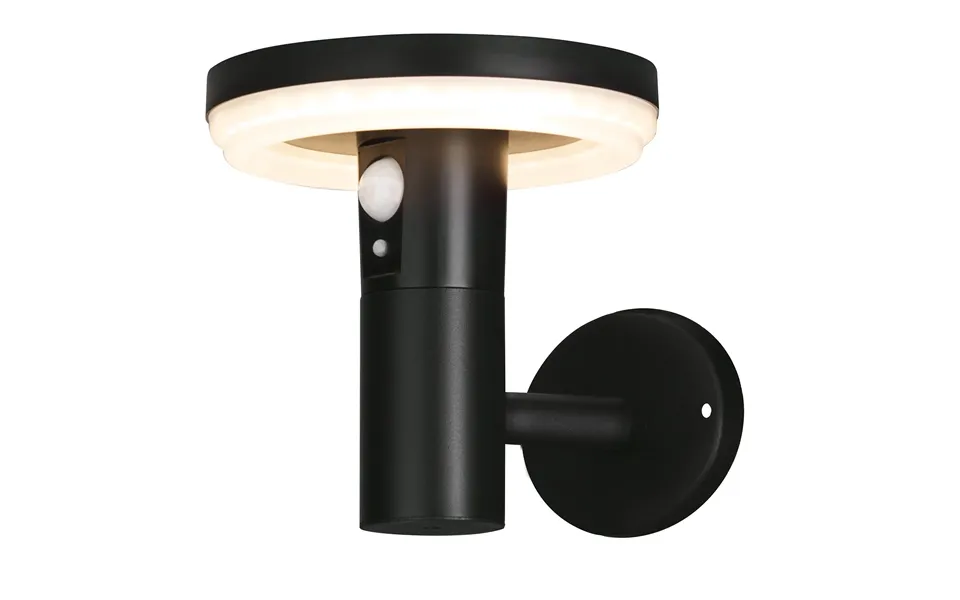 4lite Antheia Solar Ip54 Die-cast Aluminium Led Outdoor Wall Light With Built In Pir Motion Sensor - Single