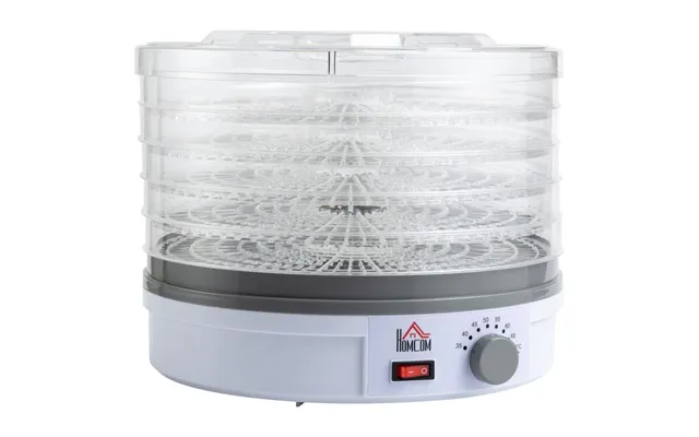 5 Tier Food Dehydrator 245w Stainless Steel Food Dryer Machine Timer Lcd White