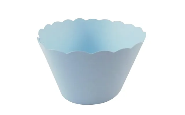 50 Light Blue Cupcake Wrappers Â Baby Blue Wraps For Birthdays & Christenings