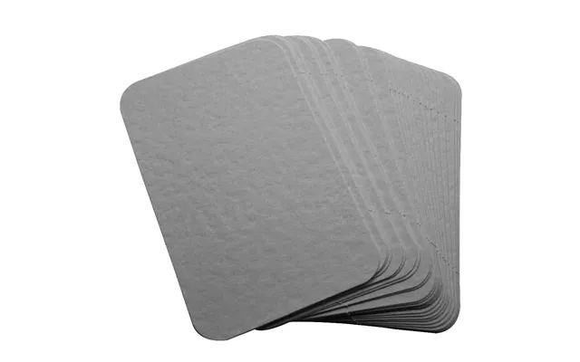 50 X Hammered White Rounded Corner Blank Business Cards - 260gsm