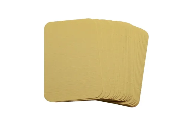 50 X Linen Ivory Rounded Corner Blank Business Cards Â 260gsm Â Stamp - Write