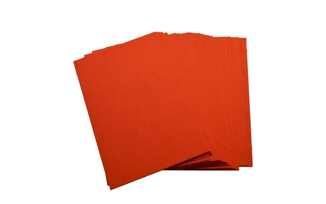 50 X Red Blank Business Cards Â 260gsm Â Stamp - Write Or Print Your Own