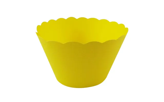 50 Yellow Cupcake Wrappers Â Decorative Party Wraps For Standard Cupcakes