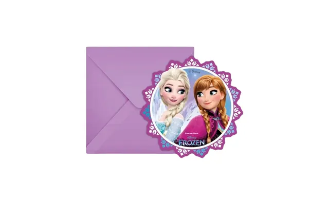 6 Disney Frozen Kids Party Invitations & Envelopes