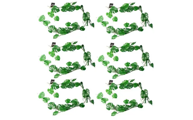 6 X 180cm Artificial Hanging Trailing Monstera Plant