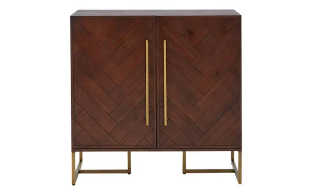 Acacia Wood Effect Drinks Cabinet Brando