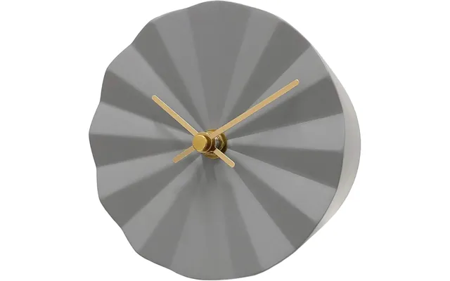Acctim Layla Resin Table Clock In Grey 37097