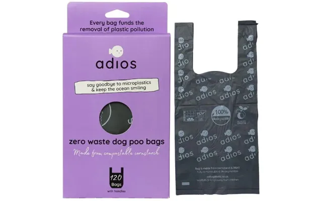Adios Plastic Large Handle Bag Loose 120pcs