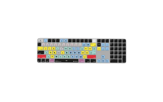 Adobe Premiere Keyboard Covers For Macbook And Imac - Touch Id Numeric With Usb C