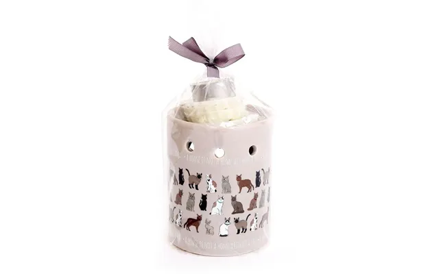Adorable Cat Oil Burner & Wax Melts Set