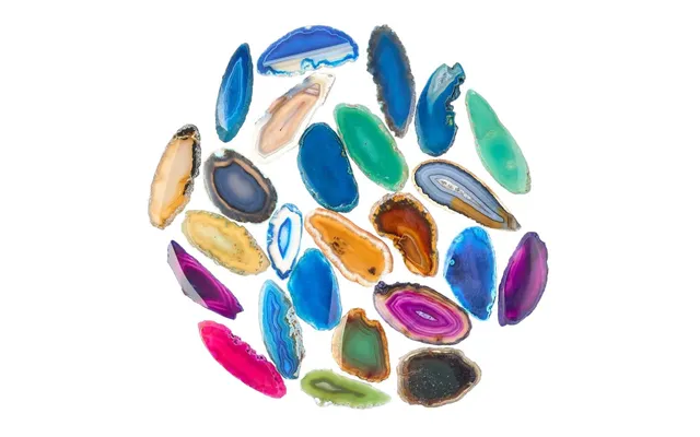 Agate Slice Available In Assorted Vibrant Colours Collectable Single