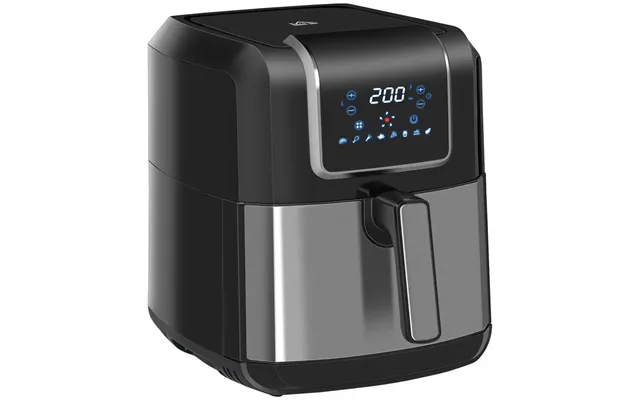 Air Fryer 1700w 6.5l With Digital Display Timer For Low Fat Cooking Homcom