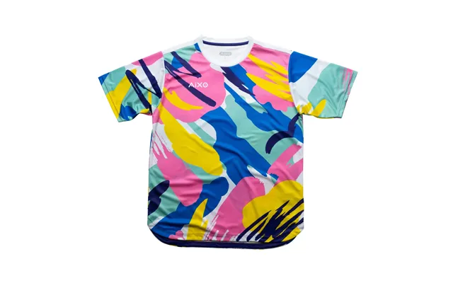 Aixo Abstract T-shirt Mens Multicolour - Multicolour