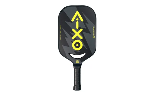 Aixo P14c Reaper Series Insane Bolt 18k Raw Carbon Pickleball Padel - Black Yellow One Size