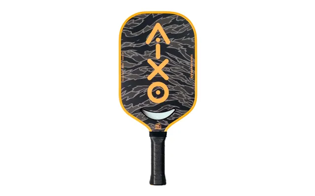 Aixo P14c Reaper Series Tiger King 18k Raw Carbon Pickleball Padel - Black Orange One Size