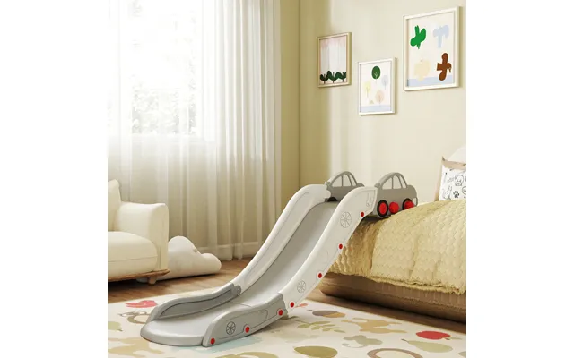 Aiyaplay Kids Slide For Bed, Sofa, Easy To Assemble, Grey - Grey