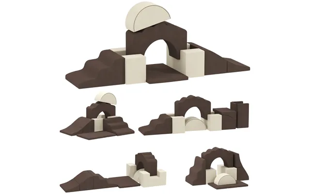 Aiyaplay Kids Soft Play Set - 7 Piece Foam Climbing Blocks