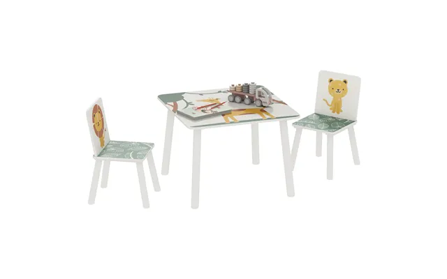 Aiyaplay Kids Table With Chairs Set For Bedroom, Nursery - Green