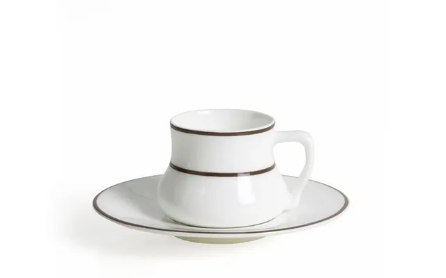 Alala Coffee Cup And Saucer - Brown