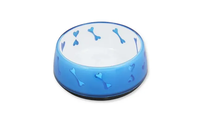 All For Paws Anti Slip Cat Bowl Blue Fish