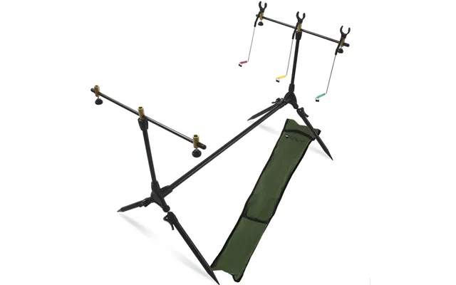 Angling Pursuits Session Pod - 3 Rod Pod With Indicators, Rod Rests And Case