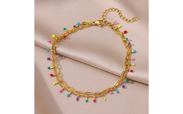 Anklets For Women Summer Beach Accessories Stainless Steel Imitation Pearl Chain Anklet Gold Color Leg Bracelets Bodycha
