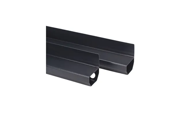 Aqua Channel With Upstand Black - 2 Metre Lengths