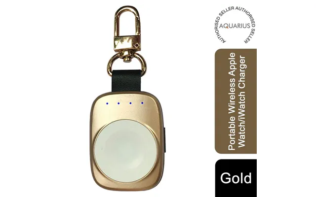 Aquarius Portable Wireless Apple Watch Charger - Gold product image