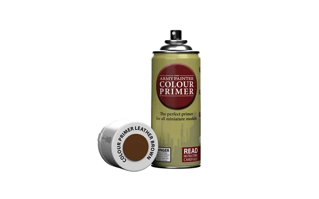 Army Painter Colour Primer - Leather Brown 400ml