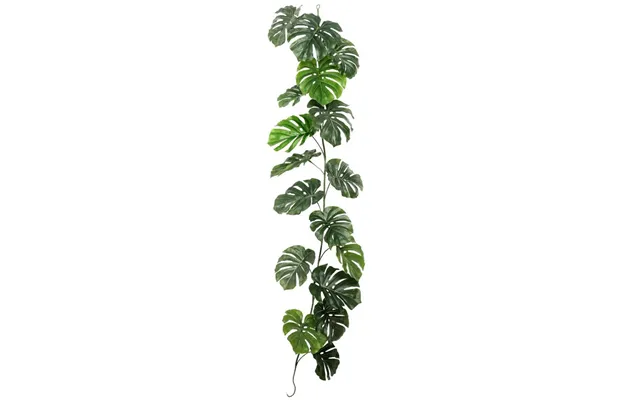 Artificial Monstera Leaf Garland Green 5.5ft