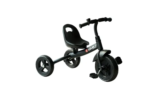 Baby Kids Children Toddler Tricycle Ride On Trike W 3 Wheels Black Homcom