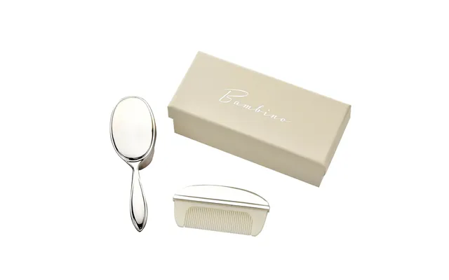 Bambino Baby Silverplated Brush & Comb Set product image
