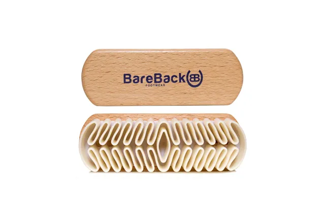 Bareback Footwear Wooden Handled Suede Brush