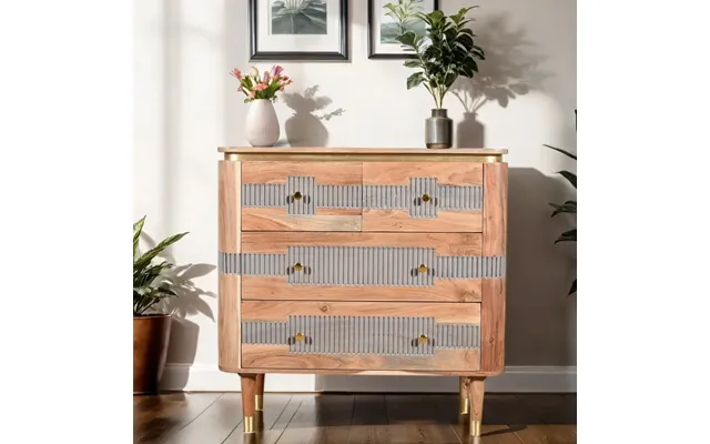 Berkley Acacia Wood 4 Drawers Chest product image