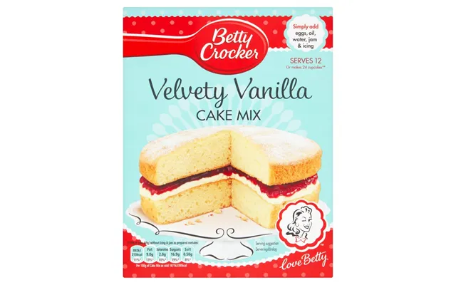 Betty Crocker Velvety Vanilla Cake Mix 425g