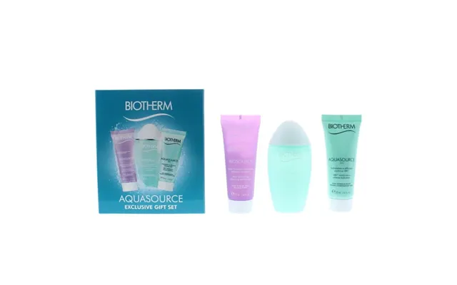 Biotherm Aquasource Day Tripper Gift Set 20ml Biosource Cleanser 30ml Biosource Lotion 20ml Aquasource Gel