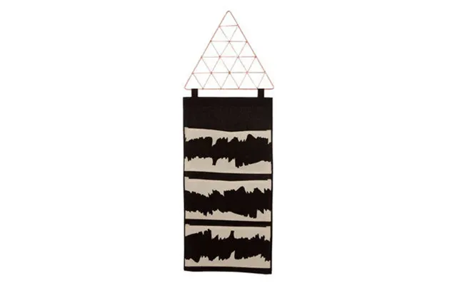 Black Wall Hanging Pocket Organiser Verti