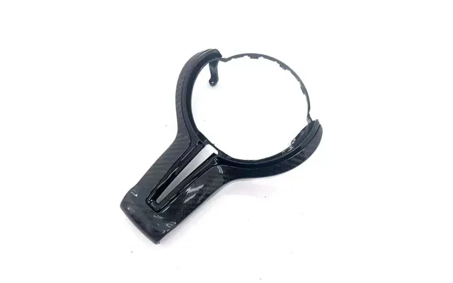 Bmw Carbon Fibre Steering Wheel Centre Airbag Surround Trim Various Models - Gloss Carbon Black Insert