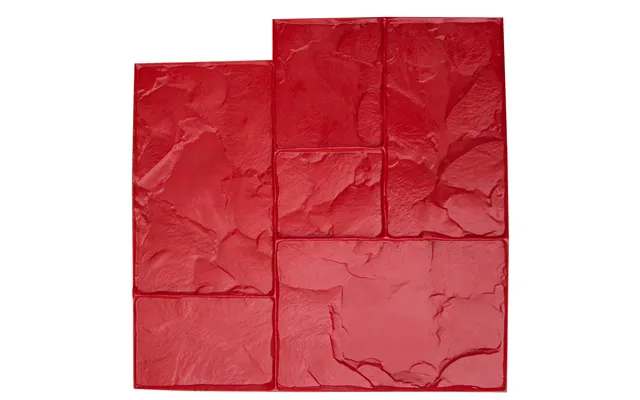 Bon Tool Ashlar Cut Stone Urethane Mat - 12-875 24 X 24 Red Floppy Mat