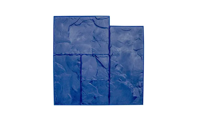 Bon Tool Ashlar Cut Stone Urethane Mat - 12-940 24 X 24 Blue Floppy Mat