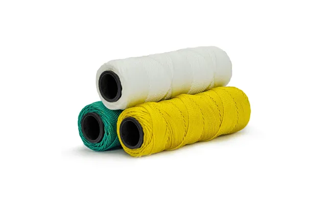 Bon Tool Braided Nylon Line 18 - Yellow 500'
