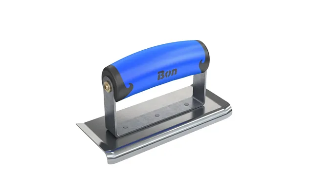 Bon Tool Curved End Concrete Edger - Comfort Wave Handle
