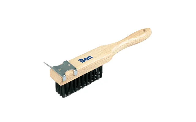 Bon Tool Straight Handle Wire Brush With Scraper 11-217