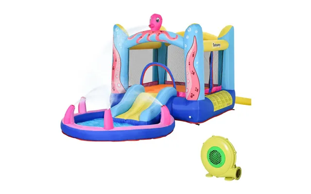 Bouncy Castle Slide Water Pool Trampoline - Blower 3.6 X 1.75 X 1